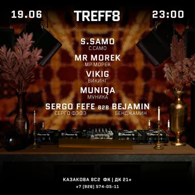 19.06 | TREFF8 poster
