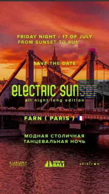 ELECTRIC SUNSET poster