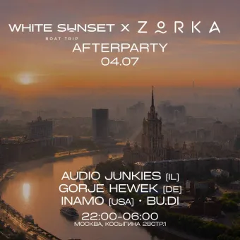 WHITE SUNSET BOAT TRIP x ZORKA AFTERPARTY // 4 июля poster