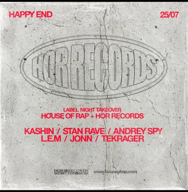 HOUSE OF RAP × HAPPY END