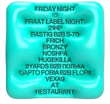 BRAAT LABEL NIGHT