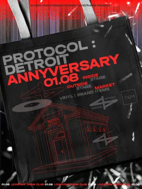 Protocol Detroit x RNDM poster