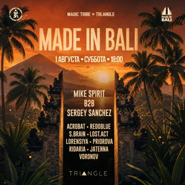 MAGIC TRIBE x TRIANGLE @ MADE IN BALI