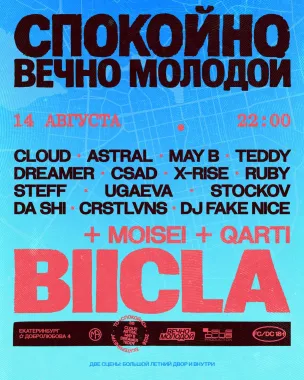 СПОКОЙНО х BIICLA poster