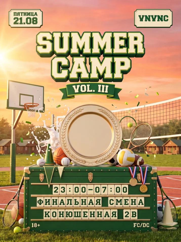 VNVNC | SUMMER CAMP | 21 АВГУСТА