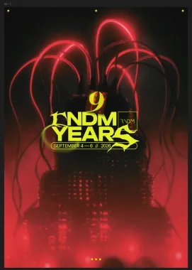RNDM 9 YEARS poster