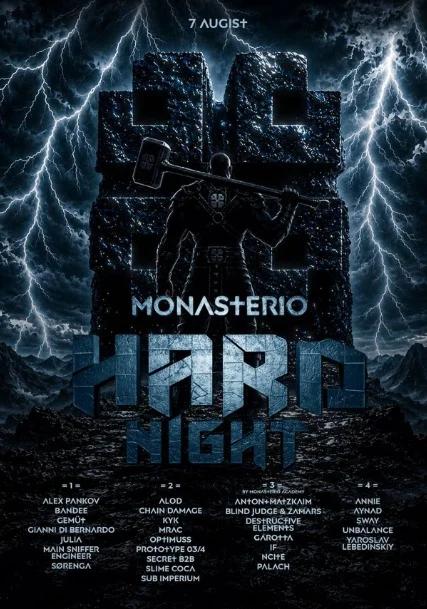 MONAS✚ERIO HARD NIGHT