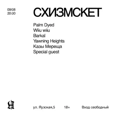 СХИЗМСКЕТ poster