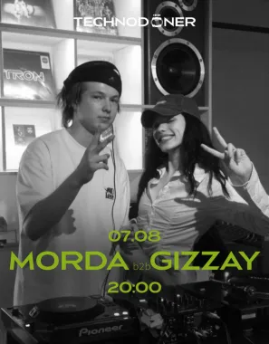 MORDA b2b GIZZAY poster