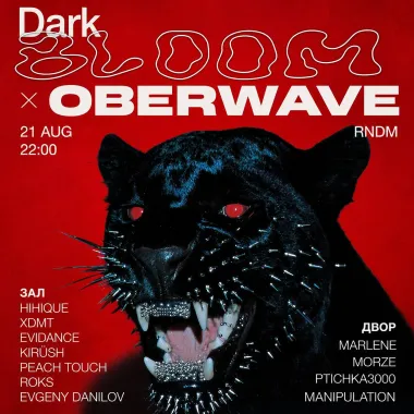OBERWAVE & DARK BLOOM | 21.08 | RNDM poster