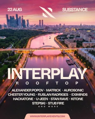 SUBSTANCE x INTERPLAY poster
