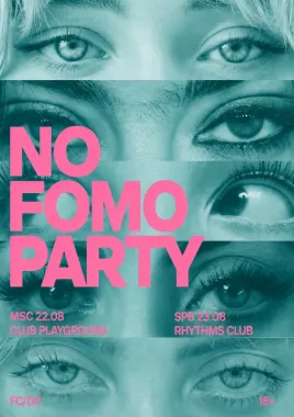NO FOMO PARTY poster