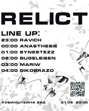 RELICT 002 poster