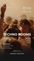 Techno Rooms x Peach poster