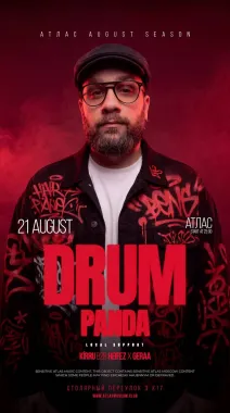 DRUM PANDA  poster