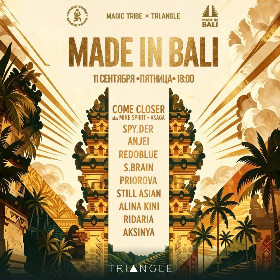 MAGIC TRIBE x TRIANGLE @ MADE IN BALI