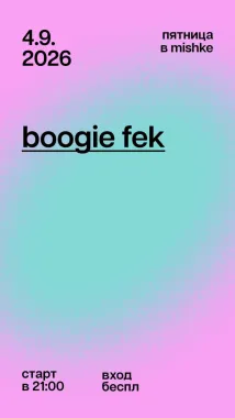 Boogie Fek poster