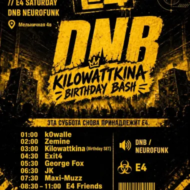 Kilowattkina Birthday Bash poster
