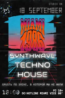 MIAMI 1986 poster