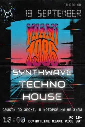 MIAMI 1986 poster