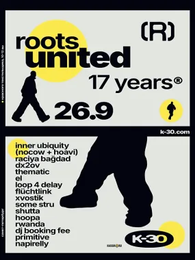 ROOTS UNITED 17 YEARS poster