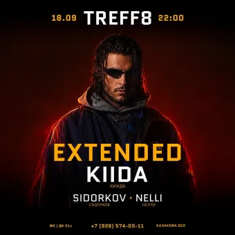 18.09 | KIIDA EXTENDED | TREFF8 poster