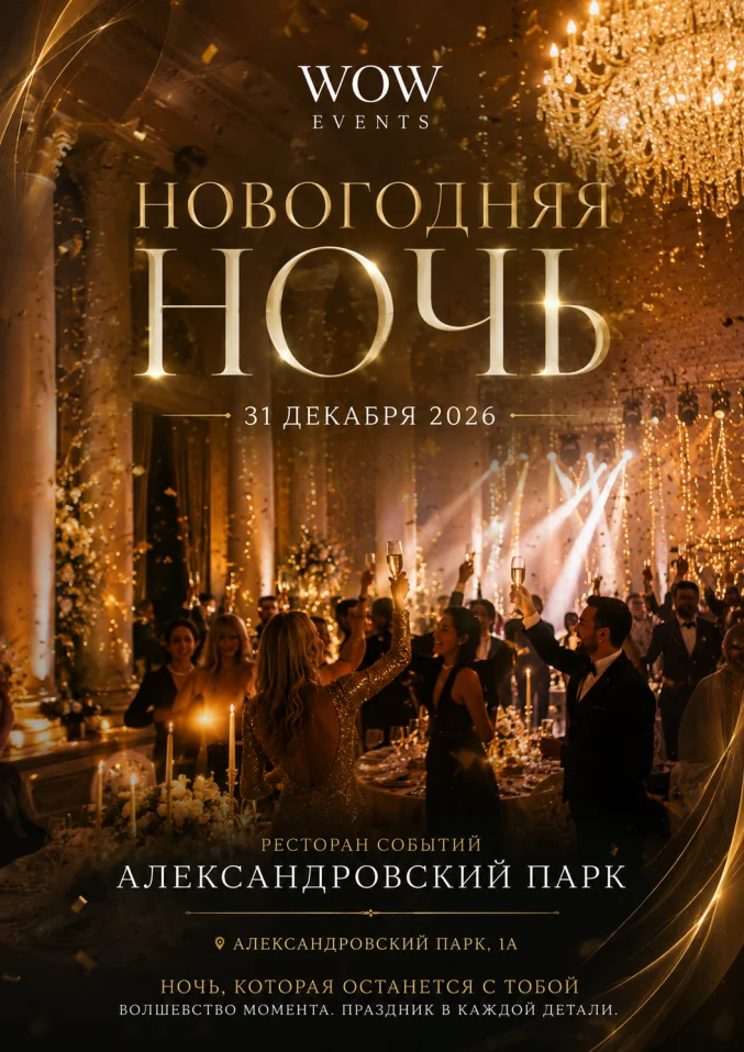 Новогодняя ночь в ресторане событий "Александровский Парк"