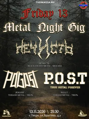 Friday 13 Night Fest poster