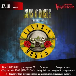 GUNS N’ ROSES tribute |JEANS N’ ROSES