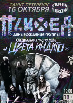 16.10 СПБ  •  ПСИХЕЯ «ЦВЕТА ИНДИГО» poster
