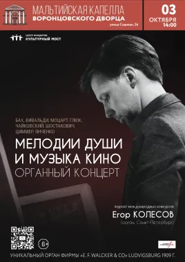 Исторический орган в Мальтийской капелле. Мелодии души и Музыка кино poster