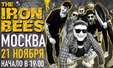 21.11 - THE IRON BEES. 17й день рождения @ Москва poster
