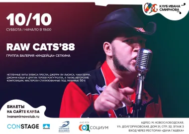 Raw Cats’88 – нетленные хиты рок-н-ролла poster
