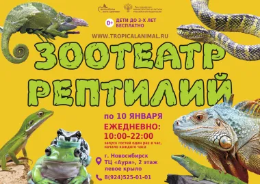 Зоотеатр Рептилий в г. Новосибирск poster