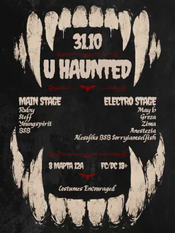 U HAUNTED poster
