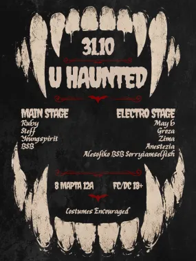 U HAUNTED poster