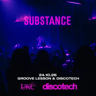 groove lesson x discotech // substance poster