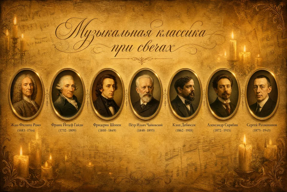Мировая классика при свечах
