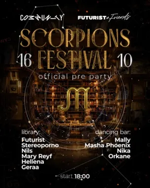 Scorpion’s Festival Official Pre Party poster
