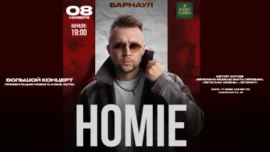 HOMIE х 8 ноября х HAIRY LEMON PUB poster