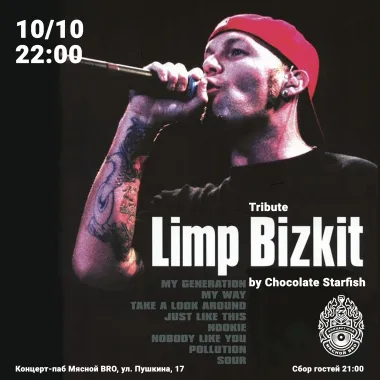 LIMP BIZKIT — tribute от CHOCOLATE STARFISH poster