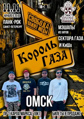 Король Газа и Свобода Важнее Моды в Омске 11/11 poster