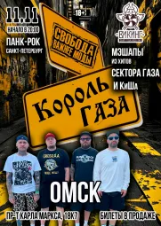 Король Газа и Свобода Важнее Моды в Омске 11/11