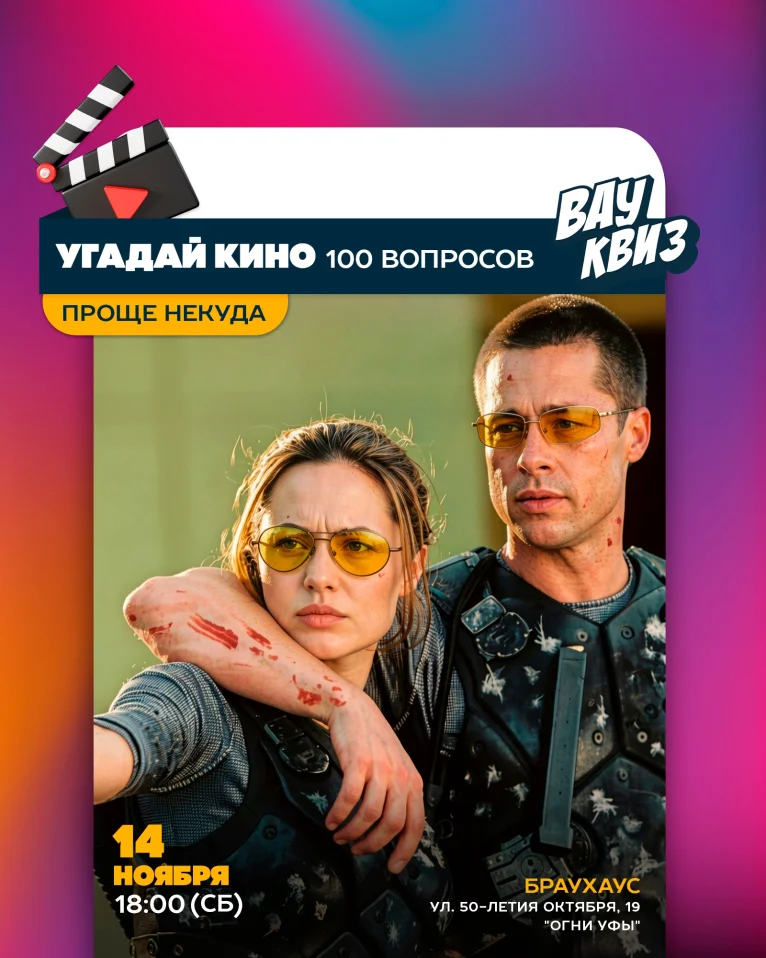 Вау квиз. Угадай кино. 100 вопросов. Проще некуда