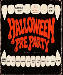 Halloween pre-party
