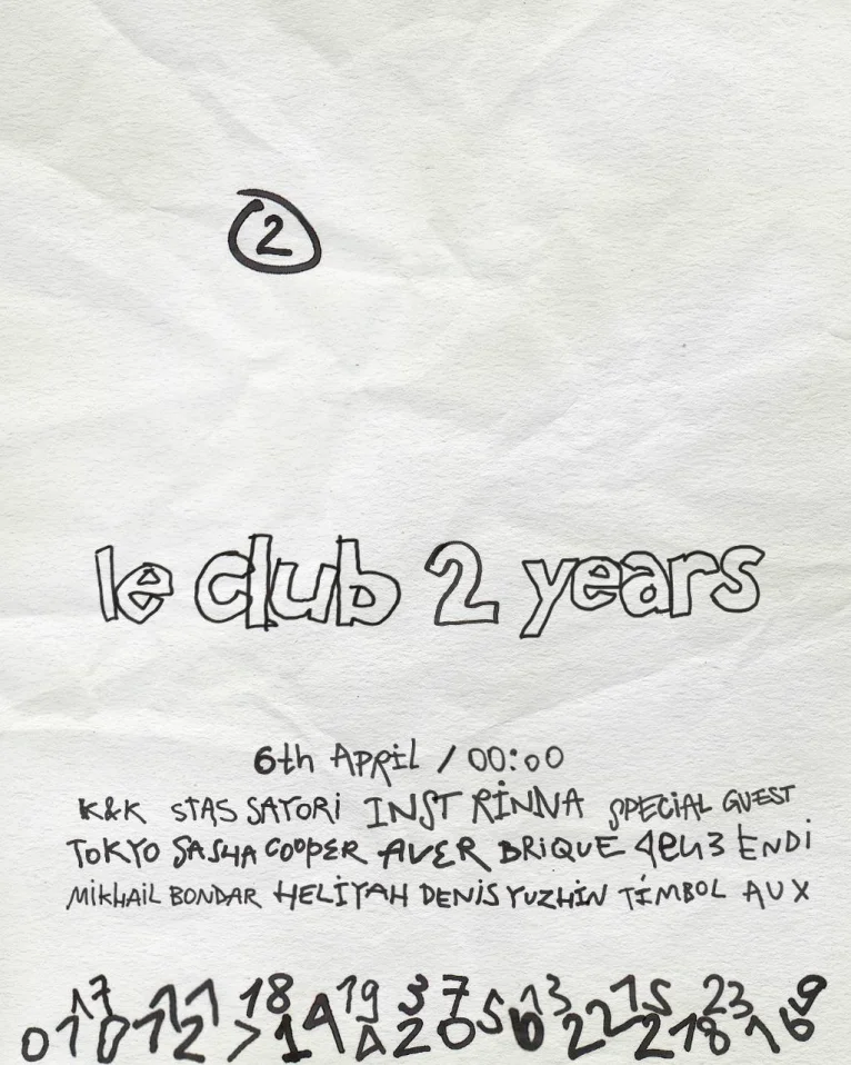 Le club 2 years
