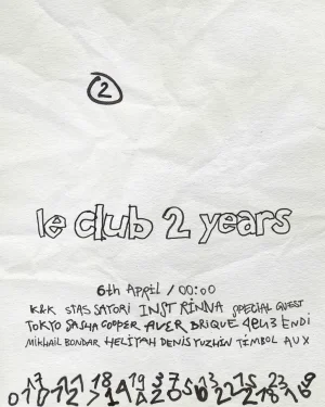 Le club 2 years