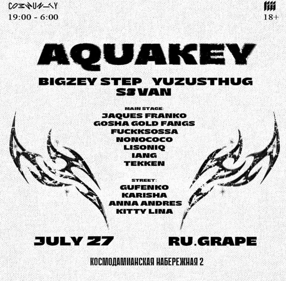 RU.GRAPE МОСКВА AQUAKEY 