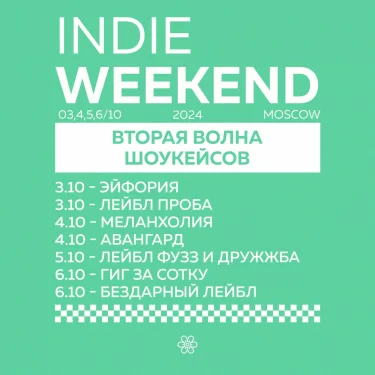 Indie Weekend 2024